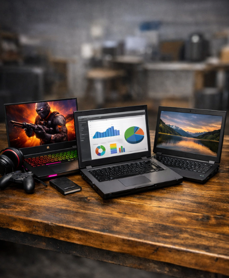 gaming ,professional ,refurbished laptop